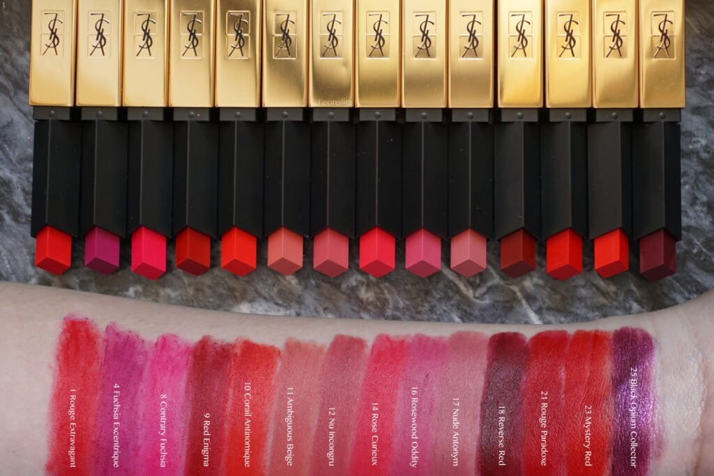 ysl color shades swatches