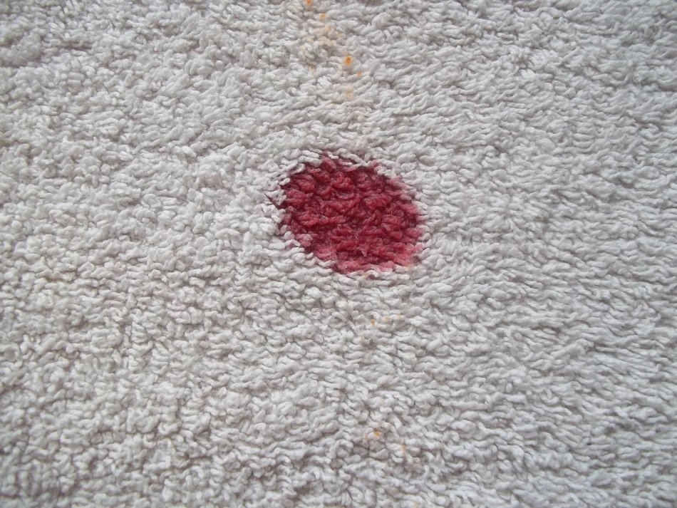 removing lipstick stain from carpet